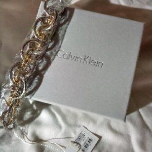 CALVIN KLEIN - "Forward" Yellow PVD Stainless Steel Bracelet